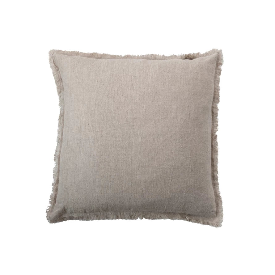 Stonewashed Linen Pillow