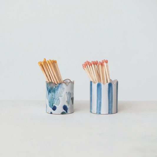 Stoneware Matchstick Holder