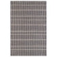 Samson Black Handwoven Indoor/Outdoor Rug