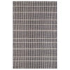 Samson Black Handwoven Indoor/Outdoor Rug