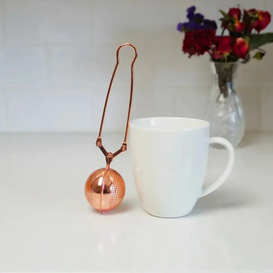 Rose Gold Stainless Steel Tea Strainer