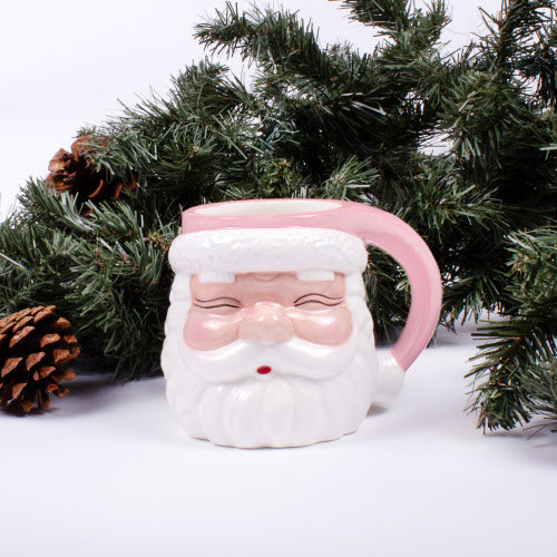 Pink Santa Mug