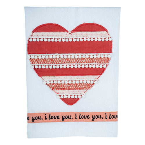 I Love You Tea Towel