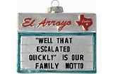 El Arroyo Ornaments