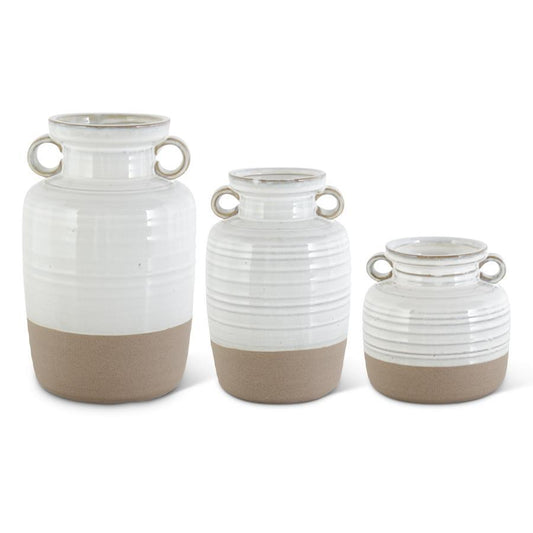 Double Handled Ceramic Pots