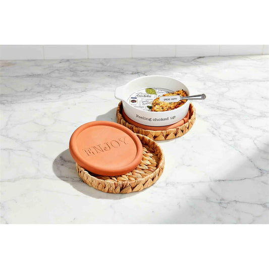 Terracotta Warming Trivet DISC