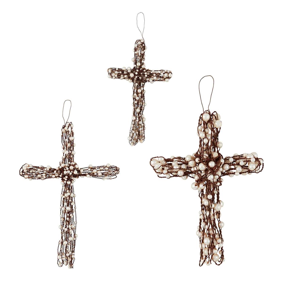 Pearl Wire Crosses