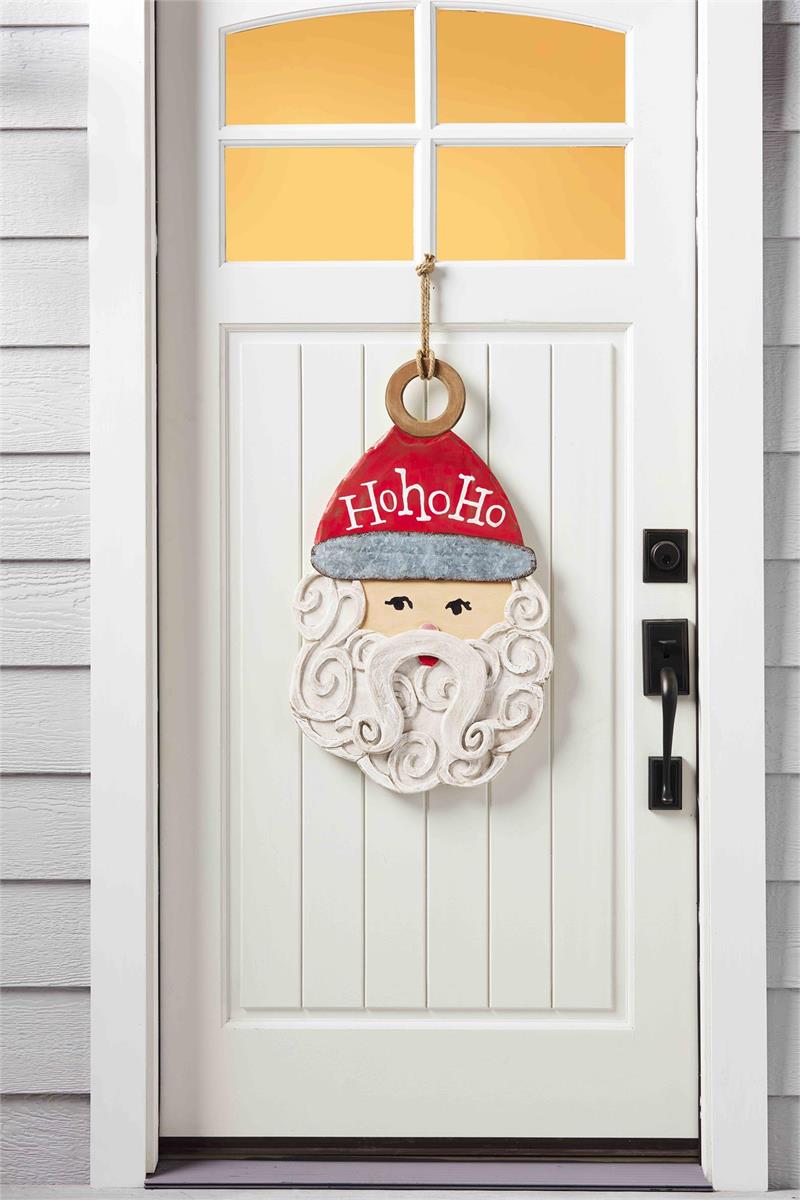 SANTA SWIRL DOOR HANGER