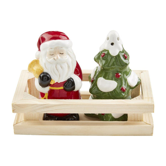 SANTA & TREE SALT & PEPPER SET