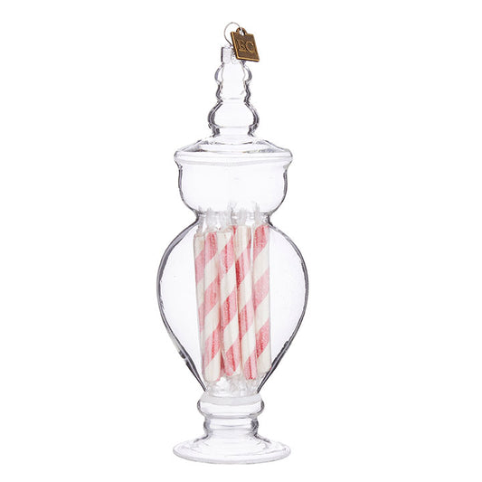 Peppermint Stick Jar Ornament