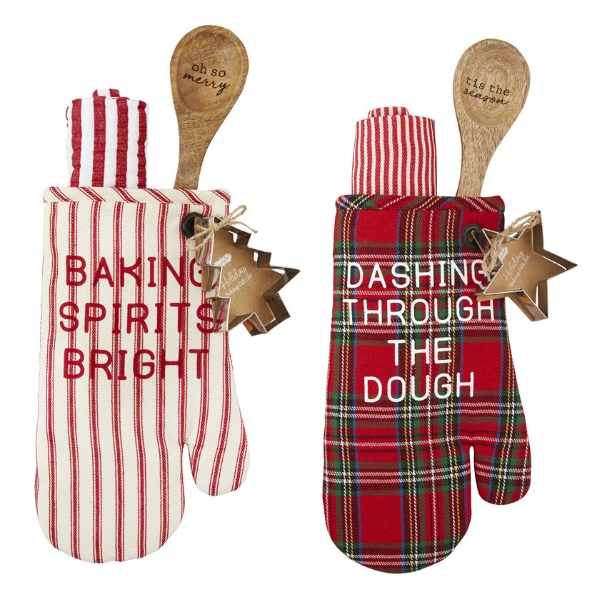 Christmas Oven Mitt Gift Set