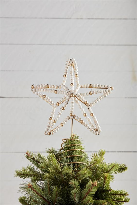 Beaded Star Tree Topper