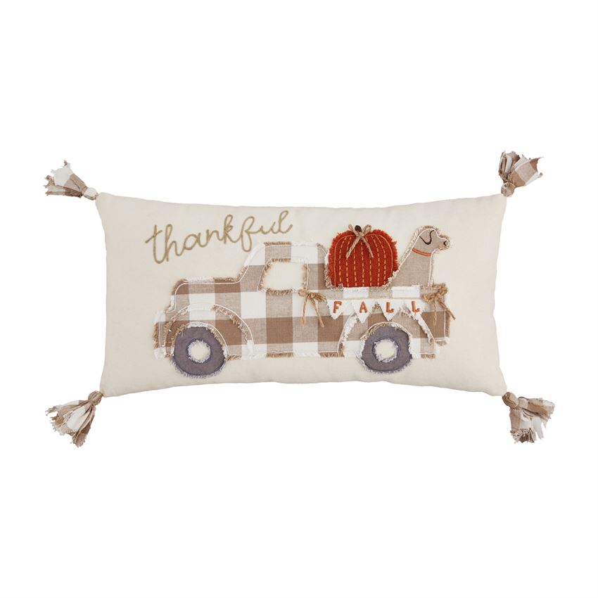 Fall Truck Pillow