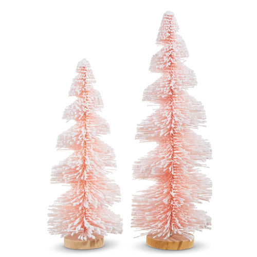 Pink Snowy Bottle Brush Trees