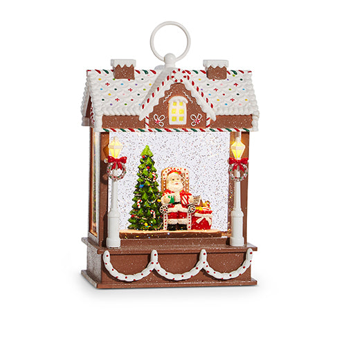 Santa's Musical Lighted Water Lantern