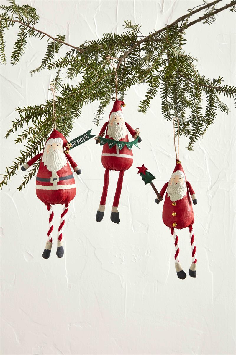 SANTA DANGLE ORNAMENTS *Discontinued*