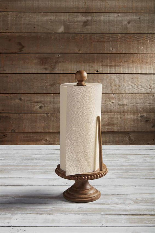 Beaded Paper Towel Holder