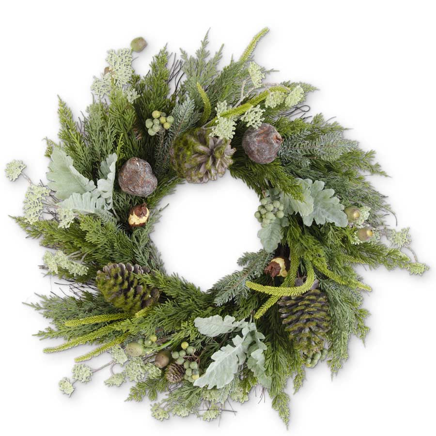 Pine Wreath  - mixed