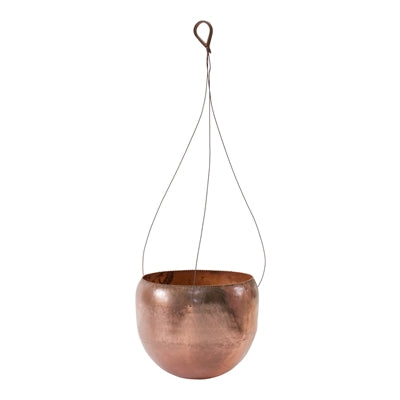 Hanging Copper Finish Planter