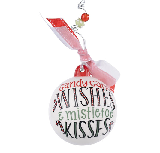 Candy Cane Wishes Ornament