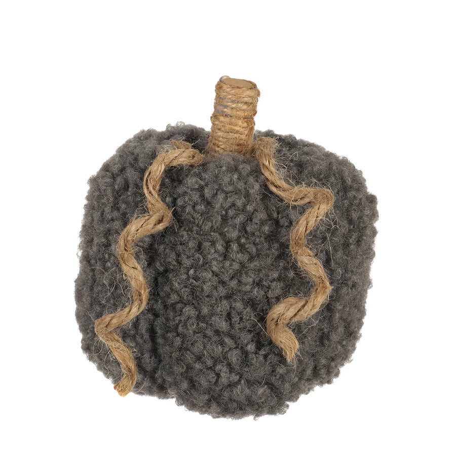 Small Charcoal Sherpa Pumpkin