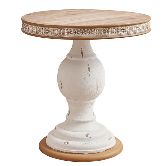 White Round Side Table *DISC