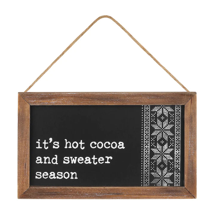 Cocoa and Sweater Framed Sweater