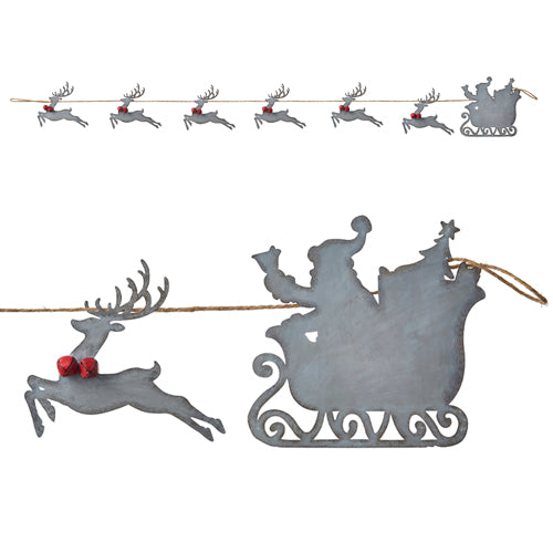 Santa's Sleigh Garland