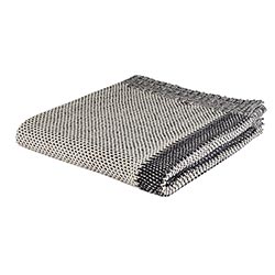 Gray + Natural Shimmer Throw