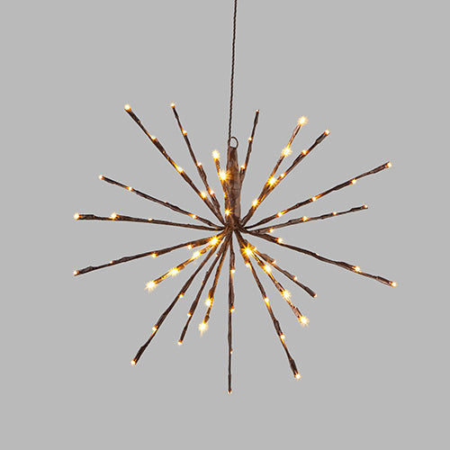 Brown Starburst Light