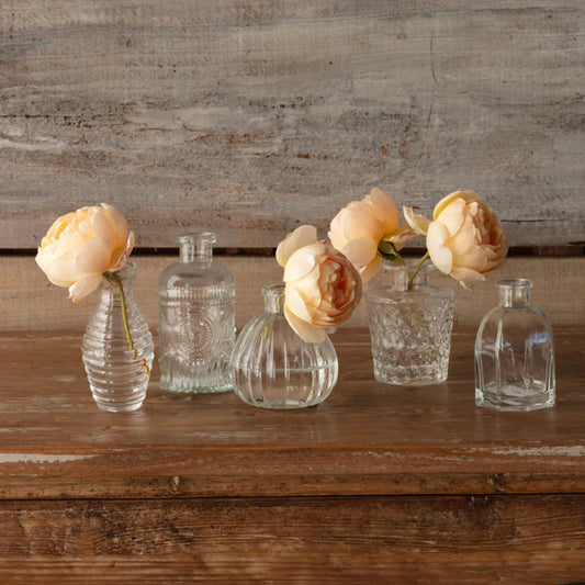 Gathered Perfume Bottle Vases