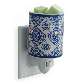 Indigo Porcelain Plug In Wax Warmer