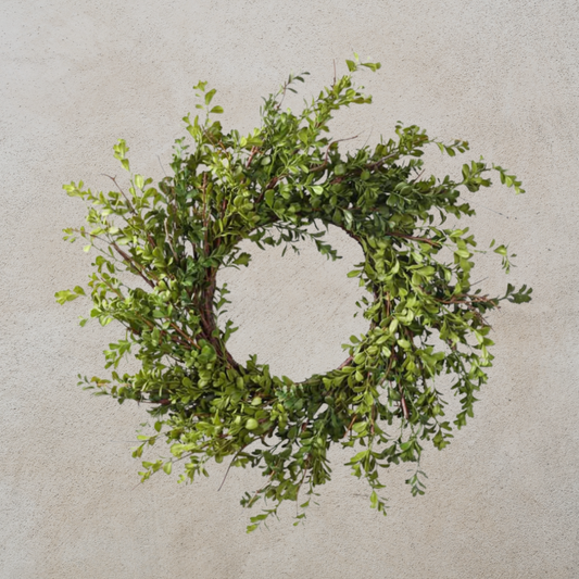 Real Touch Boxwood Wreath