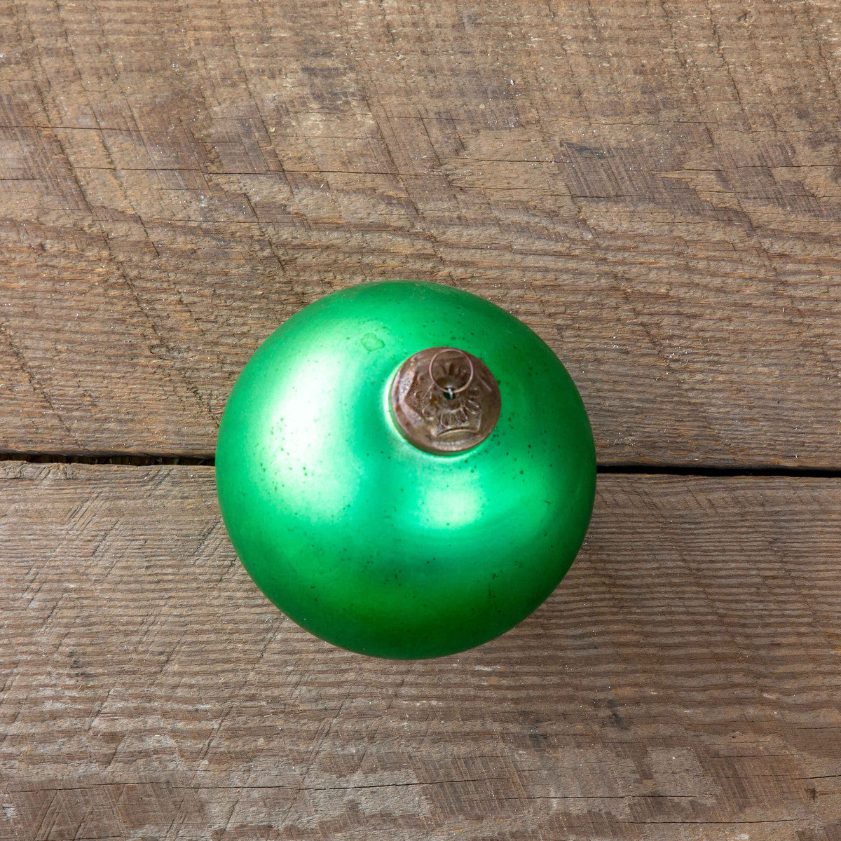 Extra-Large Matte Emerald Ball Ornament