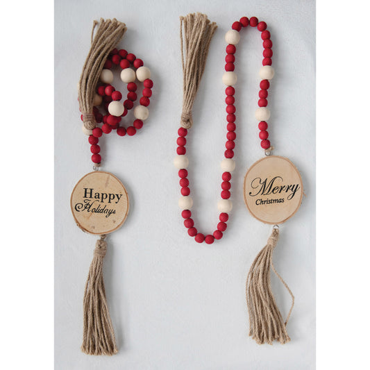 Wood Bead Garland