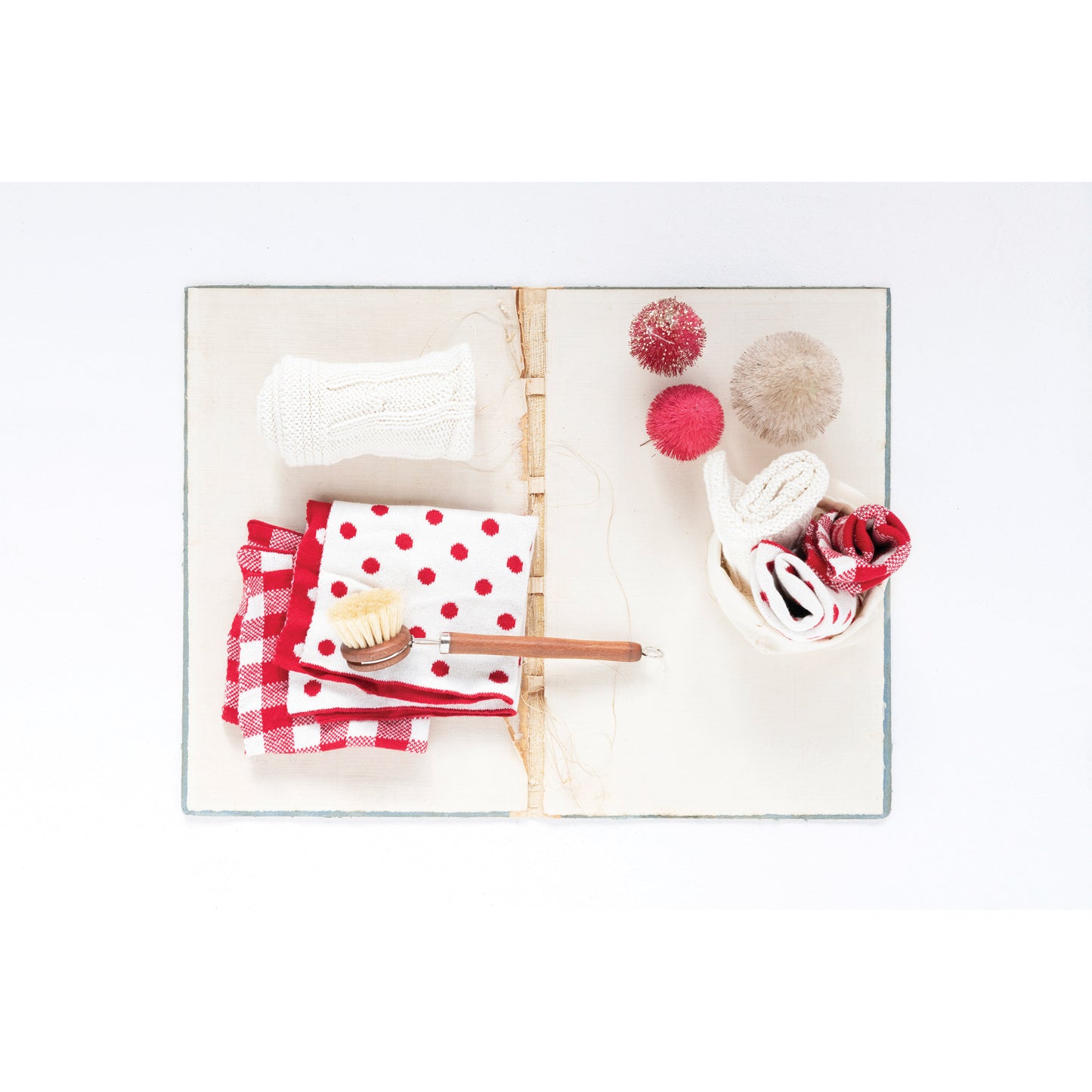 Cotton Bag Dish Cloth Set