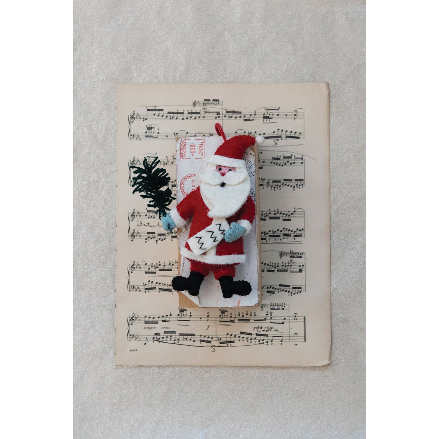 Felt Santa Ornament