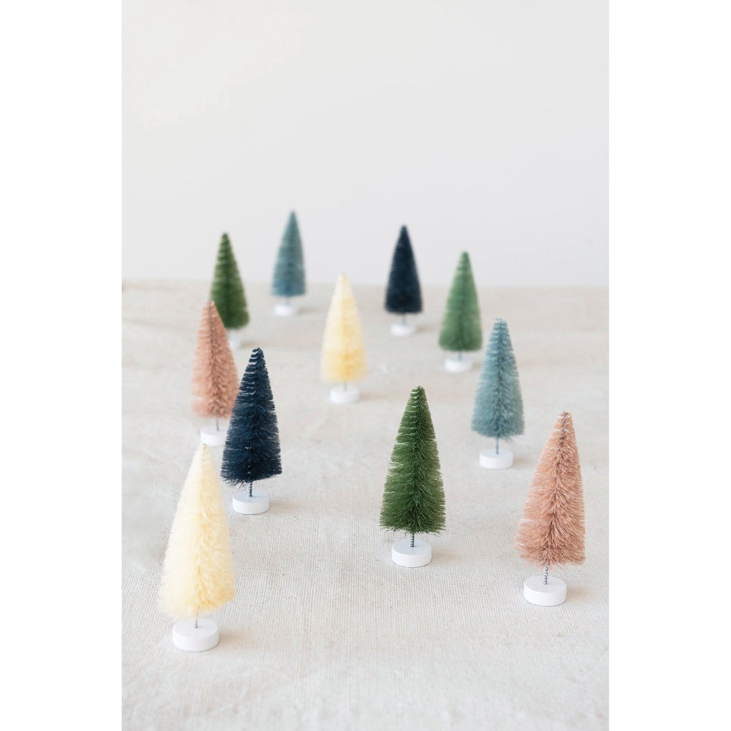 Sisal Bottle Brush Tree Set