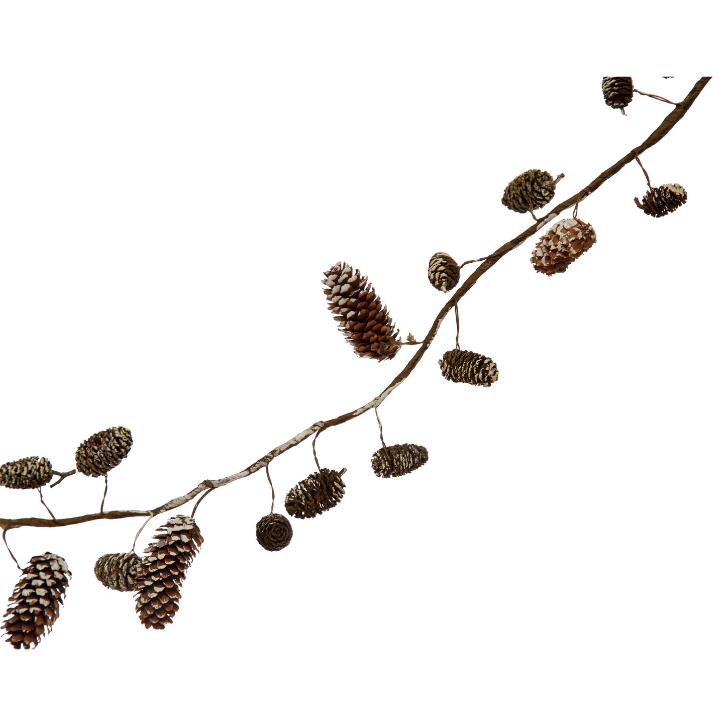 Snowy Pinecone Garland