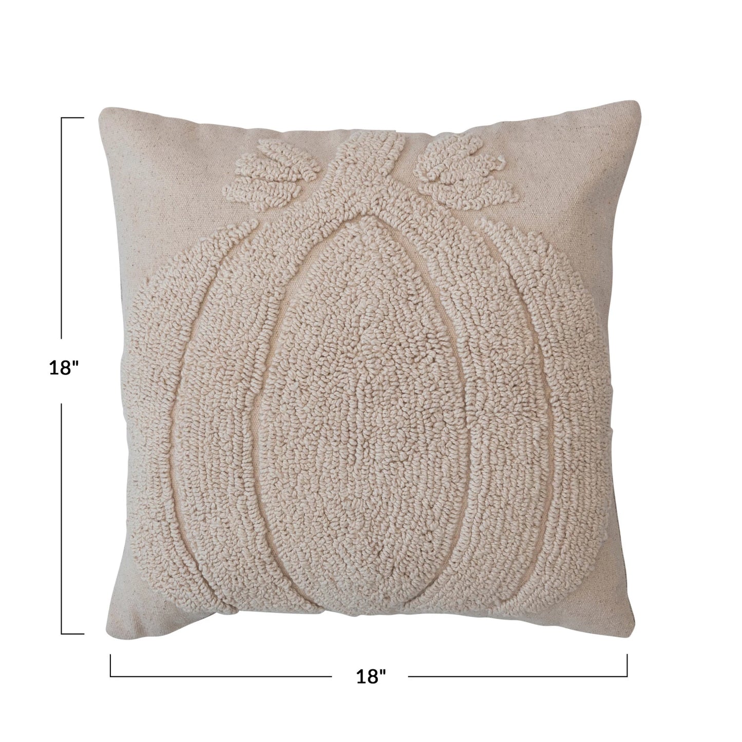 Square Cotton Tufted Pillow