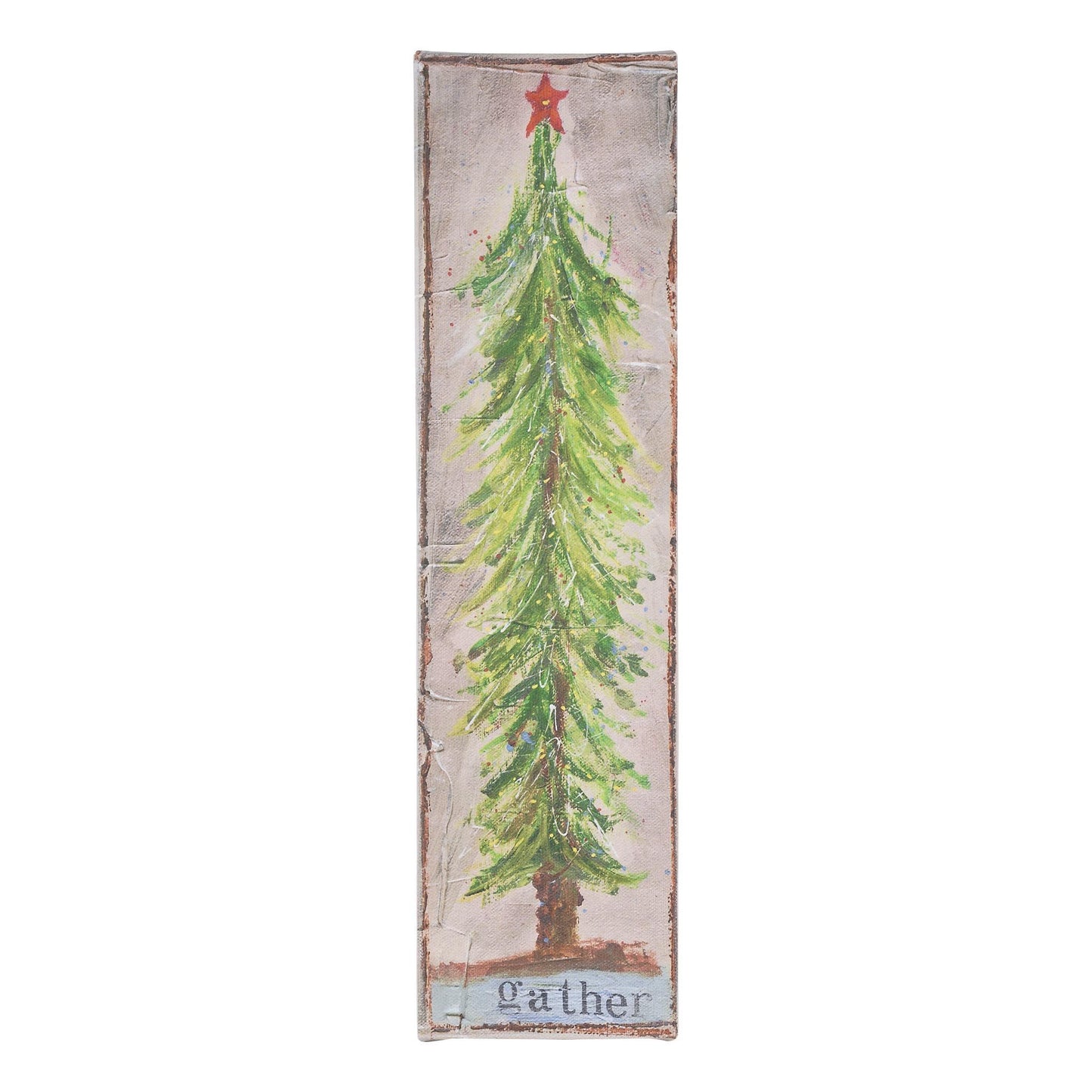 Gather Christmas Tree Canvas