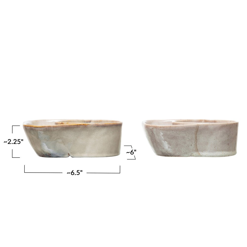 Stoneware Cracker & Soup Bowl