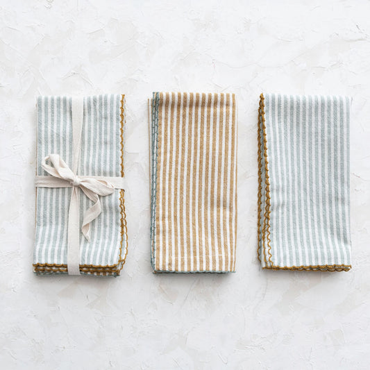 Striped Cotton Napkins