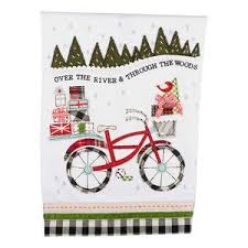 Over the River Tea Towel