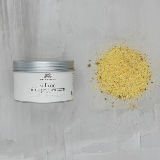 Saffron-Pink Peppercorn Sea Salt