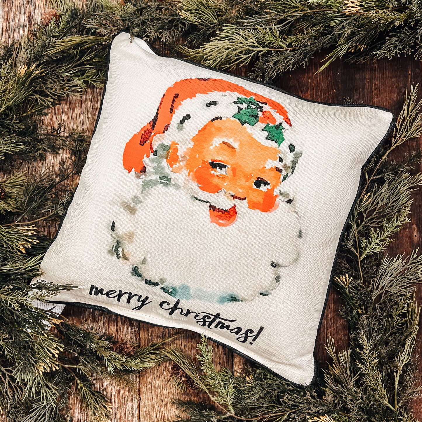 Vintage Santa Pillow