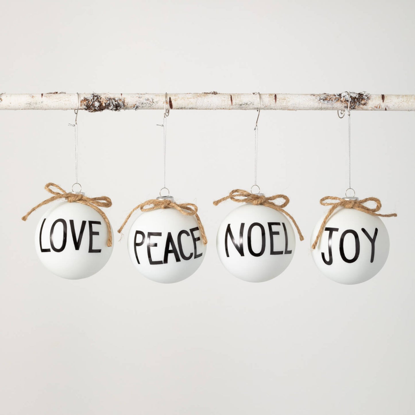 Joy/Peace/Noel/Love Ornament