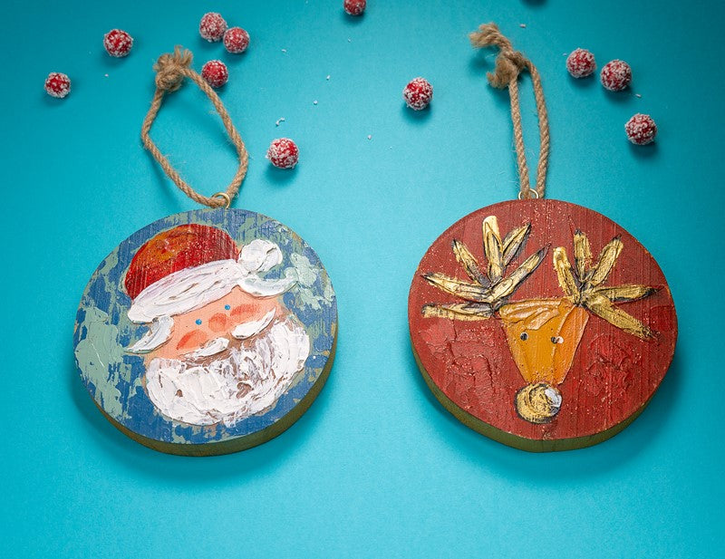 Round Painted Ornaments