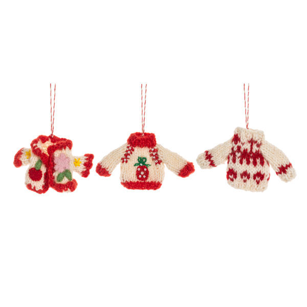 Ugly Wool Sweater Ornaments