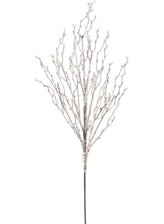 Snowy Glitter Twig